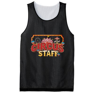 Vintage Circus Themed Birthday Party Event Circus Staff Mesh Reversible Basketball Jersey Tank