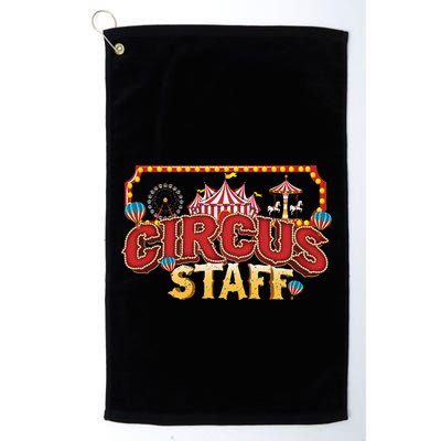 Vintage Circus Themed Birthday Party Event Circus Staff Golf Towel