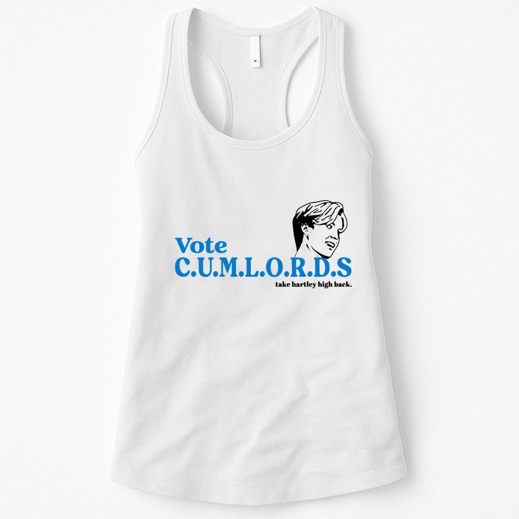 Vote Cumlords Take Hartley High Womens Tank Top