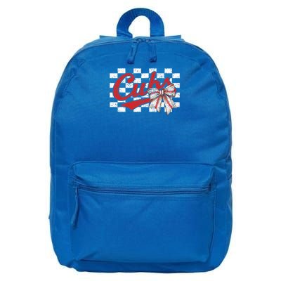 Vintage Cubs Throwback  16 in Basic Backpack