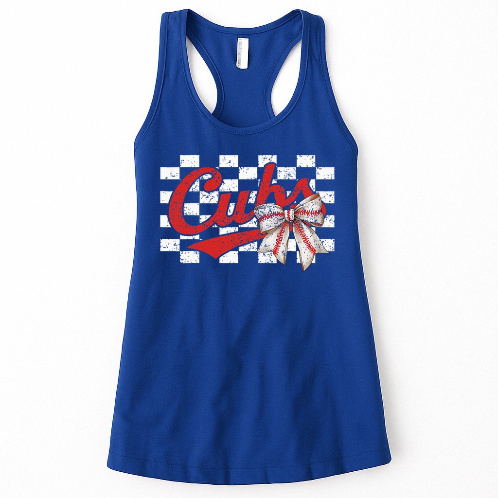 Vintage Cubs Throwback  Womens Tank Top