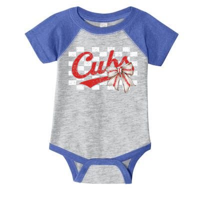 Vintage Cubs Throwback  Infant Baby Jersey Bodysuit