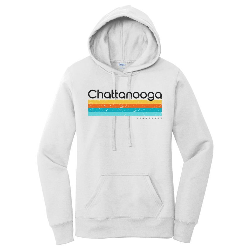 Vintage Chattanooga Tn Tennessee Usa Retro Design Women's Pullover Hoodie