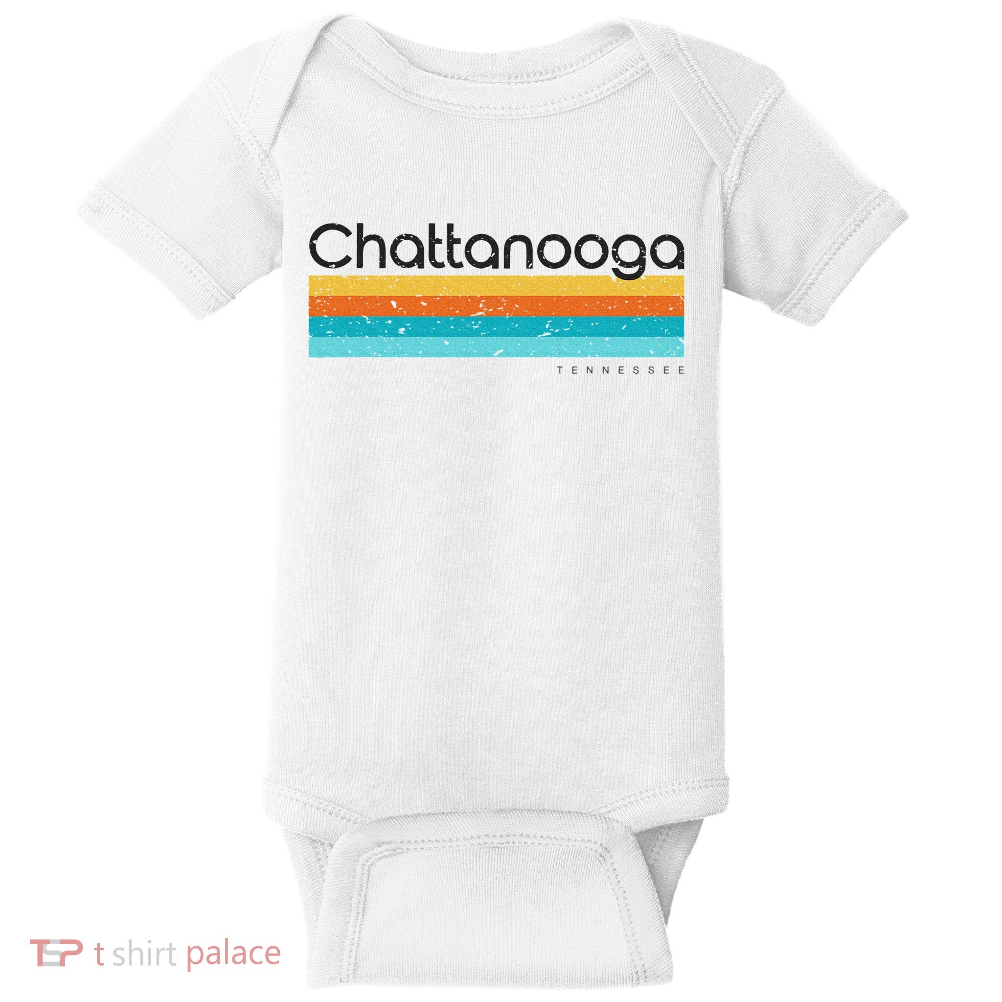 Vintage Chattanooga Tn Tennessee Usa Retro Design Baby Bodysuit