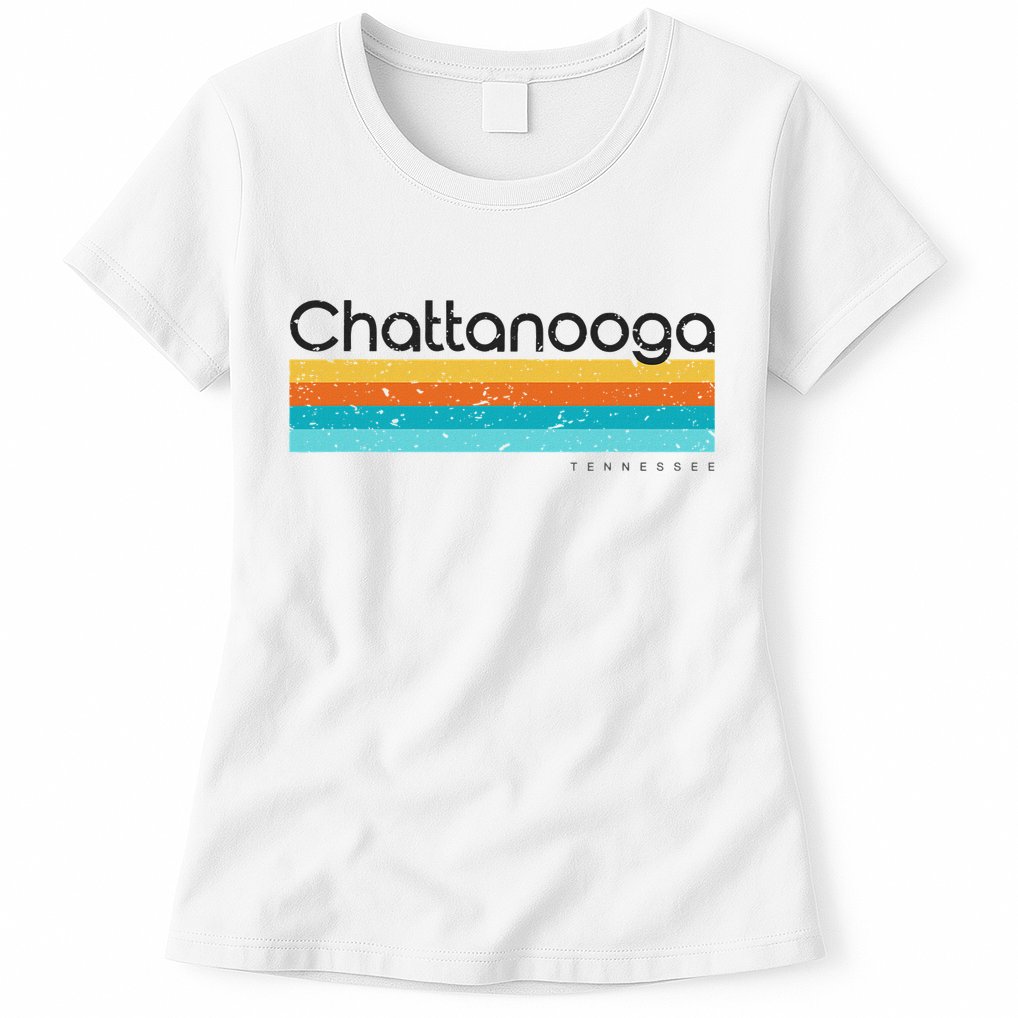 Vintage Chattanooga Tn Tennessee Usa Retro Design Womens T-Shirt