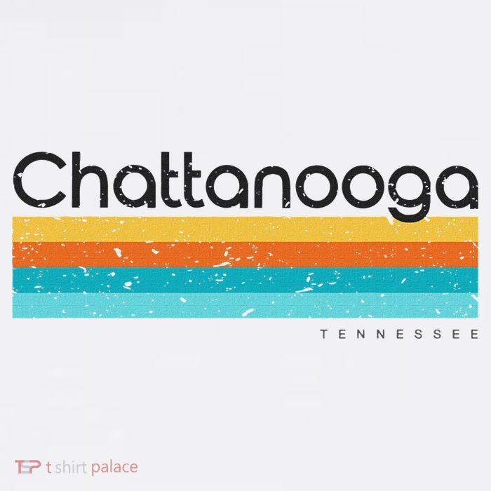 Vintage Chattanooga Tn Tennessee Usa Retro Design Kids T-Shirt