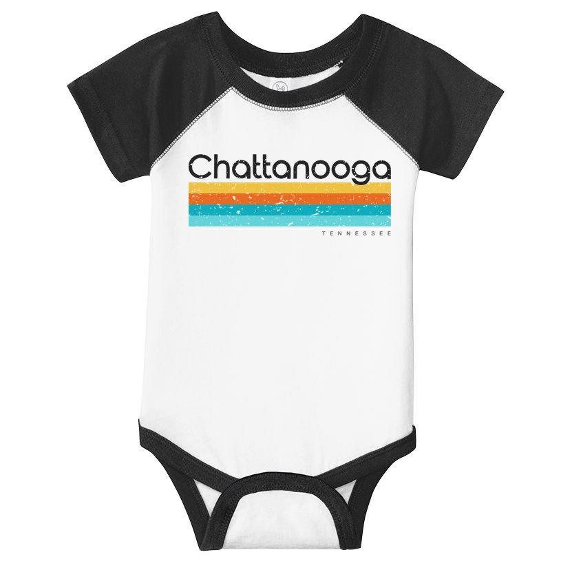 Vintage Chattanooga Tn Tennessee Usa Retro Design Infant Baby Jersey Bodysuit