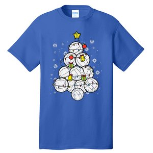 Volleyball Christmas Tree Ornament for Sports Enthusiasts Tall T-Shirt