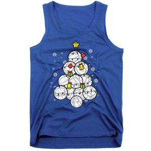 Volleyball Christmas Tree Ornament for Sports Enthusiasts Tank Top