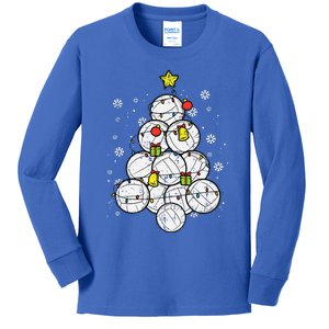 Volleyball Christmas Tree Ornament for Sports Enthusiasts Kids Long Sleeve Shirt