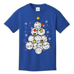 Volleyball Christmas Tree Ornament for Sports Enthusiasts Kids T-Shirt