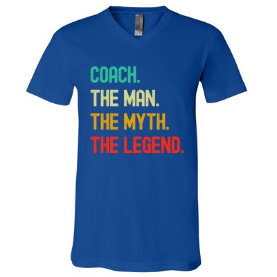 Vintage Coach The The Myth The Legend Gift V-Neck T-Shirt