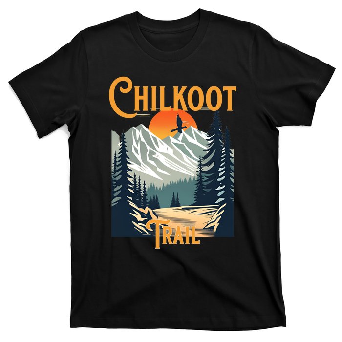 Vintage Chilkoot Trail Souvenir Hiking T-Shirt