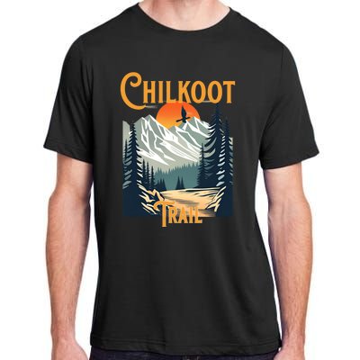 Vintage Chilkoot Trail Souvenir Hiking Adult ChromaSoft Performance T-Shirt