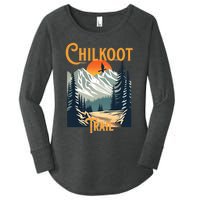 Vintage Chilkoot Trail Souvenir Hiking Women's Perfect Tri Tunic Long Sleeve Shirt