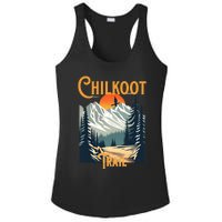 Vintage Chilkoot Trail Souvenir Hiking Ladies PosiCharge Competitor Racerback Tank