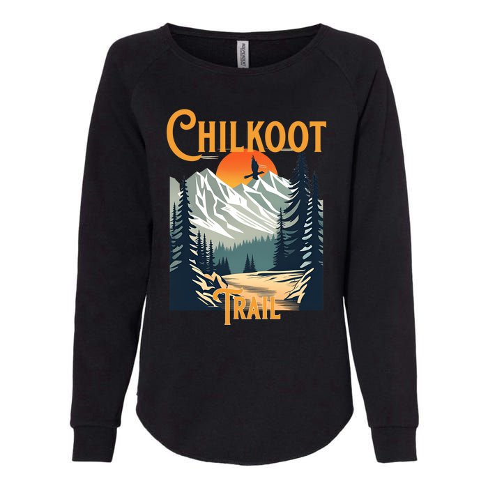 Vintage Chilkoot Trail Souvenir Hiking Womens California Wash Sweatshirt