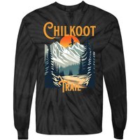 Vintage Chilkoot Trail Souvenir Hiking Tie-Dye Long Sleeve Shirt