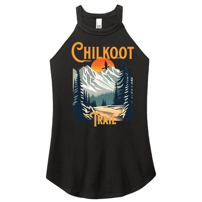 Vintage Chilkoot Trail Souvenir Hiking Women's Perfect Tri Rocker Tank