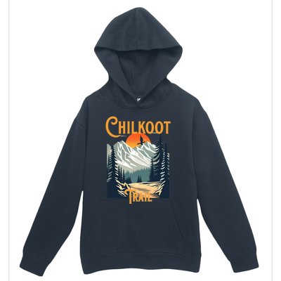 Vintage Chilkoot Trail Souvenir Hiking Urban Pullover Hoodie