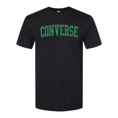 Vintage C.O.N.V.E.R.S.E Tx Distressed Green Softstyle CVC T-Shirt