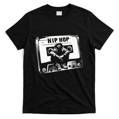 Vintage Cassette Tape Hip Hop Music 80s 90s Retro T-Shirt