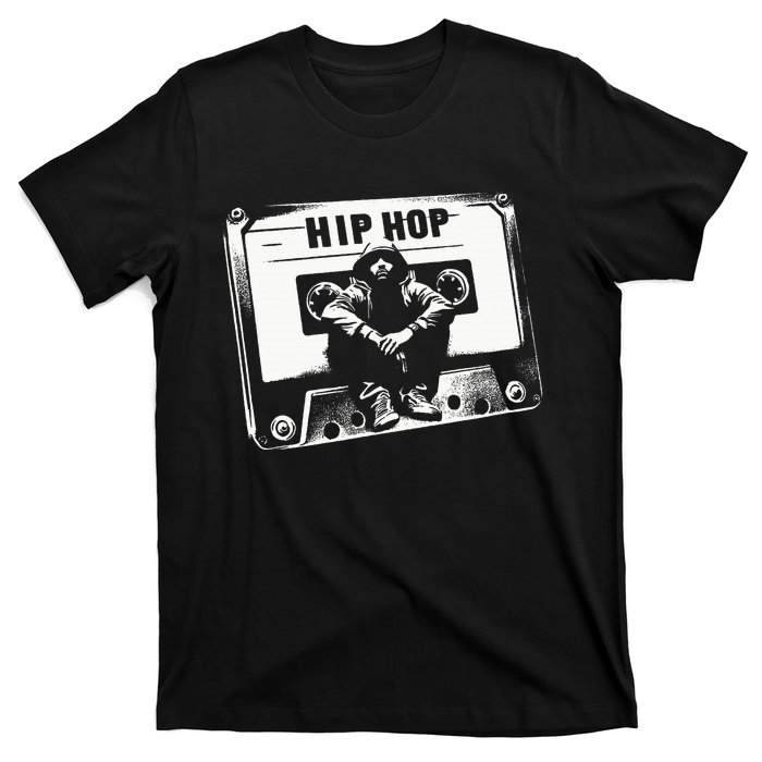 Vintage Cassette Tape Hip Hop Music 80s 90s Retro T-Shirt