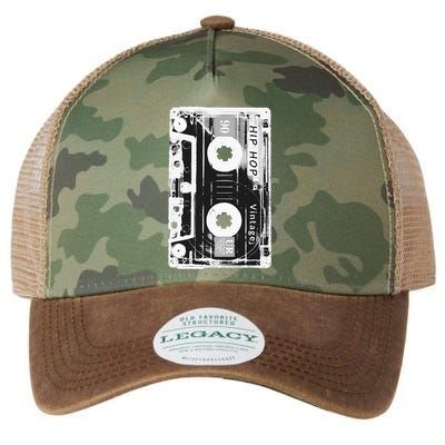 Vintage Cassette Tape Hip Hop Music 80s 90s Retro Distressed Legacy Tie Dye Trucker Hat