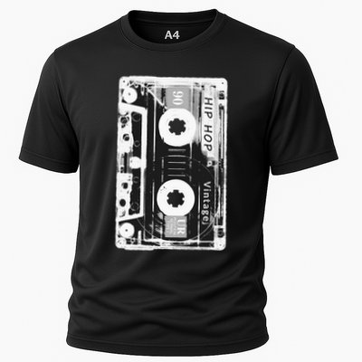 Vintage Cassette Tape Hip Hop Music 80s 90s Retro Distressed Performance Shirt