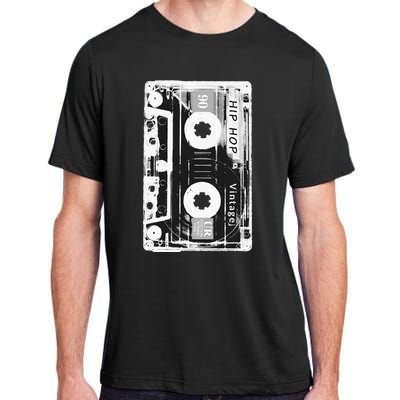 Vintage Cassette Tape Hip Hop Music 80s 90s Retro Distressed Adult ChromaSoft Performance T-Shirt