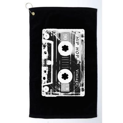 Vintage Cassette Tape Hip Hop Music 80s 90s Retro Distressed Golf Towel
