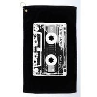 Vintage Cassette Tape Hip Hop Music 80s 90s Retro Distressed Golf Towel