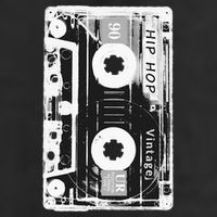 Vintage Cassette Tape Hip Hop Music 80s 90s Retro Distressed Golf Towel