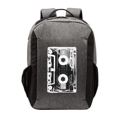 Vintage Cassette Tape Hip Hop Music 80s 90s Retro Distressed Vector Backpack