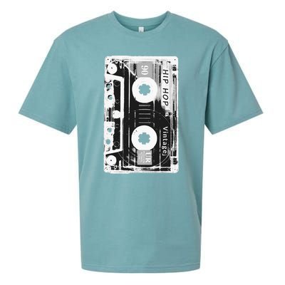 Vintage Cassette Tape Hip Hop Music 80s 90s Retro Distressed Sueded Cloud Jersey T-Shirt