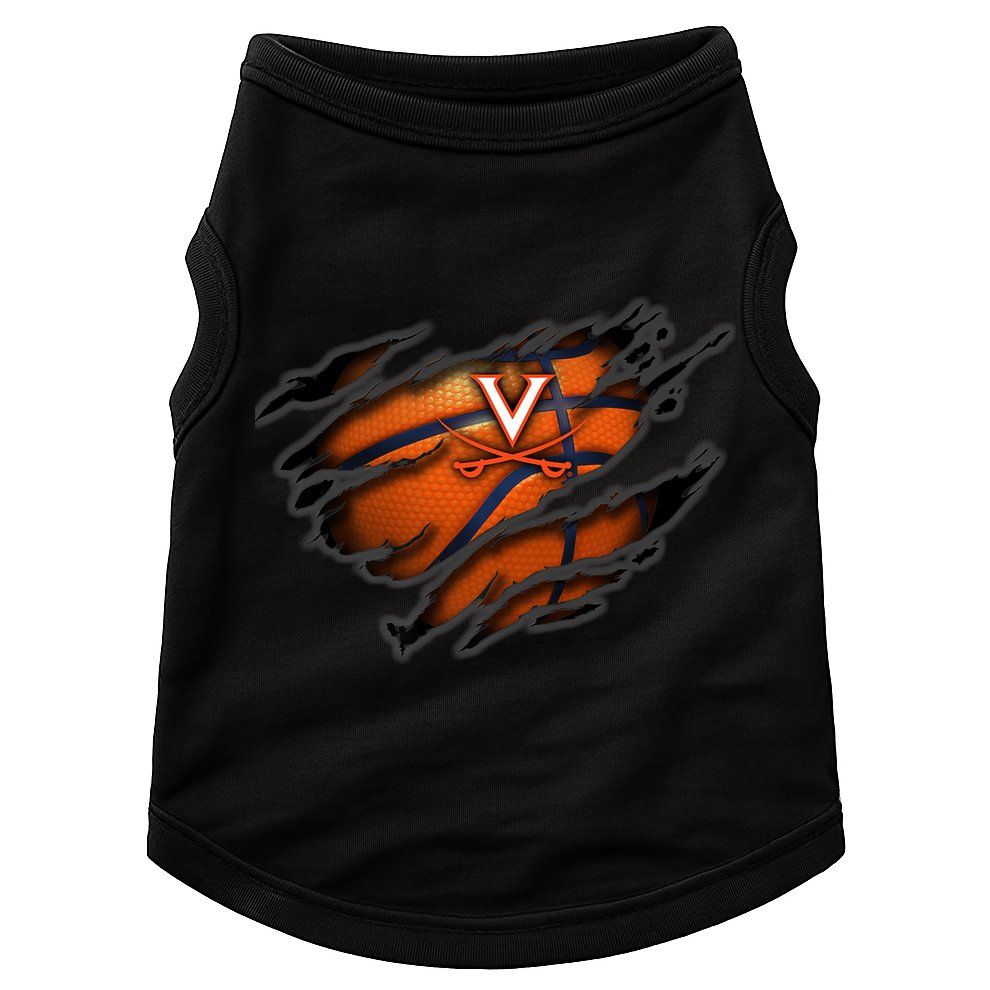 Virginia Cavaliers Tearing Basketball - Apparel Doggie Tank