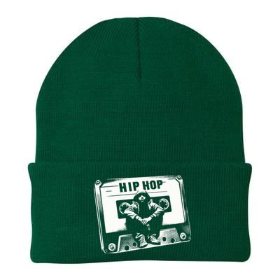 Vintage Cassette Tape Hip Hop Music 80s 90s Retro Graphic Knit Cap Winter Beanie