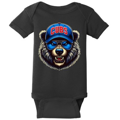Vintage Cubs Throwback Style Classic Gift For Women Baby Bodysuit