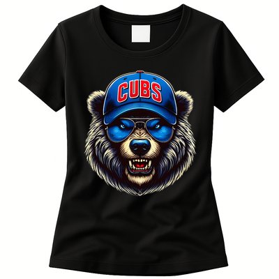 Vintage Cubs Throwback Style Classic Gift For Women Womens T-Shirt