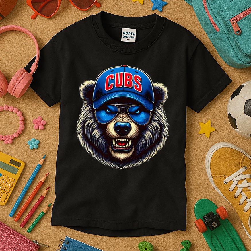 Vintage Cubs Throwback Style Classic Gift For Women Kids T-Shirt