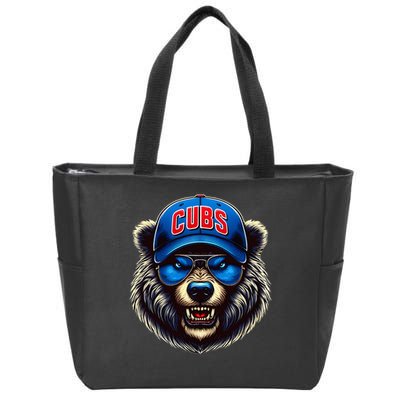 Vintage Cubs Throwback Style Classic Gift For Women Zip Tote Bag