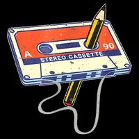 Vintage Cassette Tape Pencil 70S 80S 90S Music Mixtape Bucket Hat