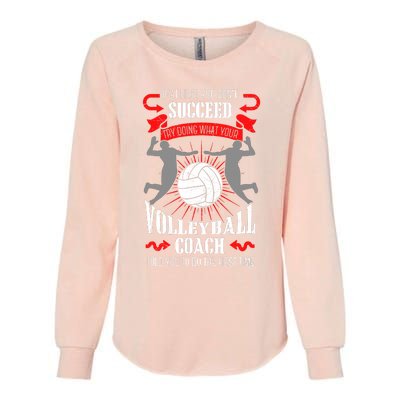 Volleyball Coach Team Player Sports Game Athlete Gift Womens California Wash Sweatshirt