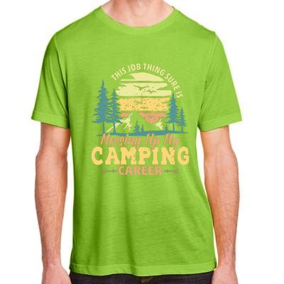 Vintage Camping T Adult ChromaSoft Performance T-Shirt