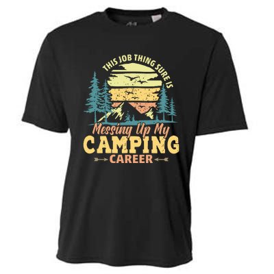 Vintage Camping T Cooling Performance Crew T-Shirt