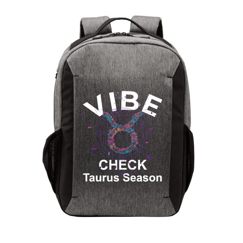 Vibe Check Taurus Zodiac Sign Reliable Loyal And Sensual Vector Backpack
