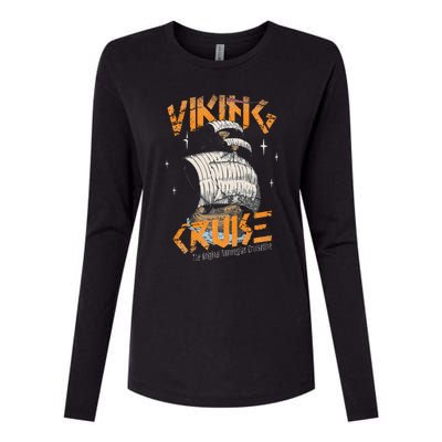 Viking Cruise Viking Ship Cruise Norwegian Line Womens Cotton Relaxed Long Sleeve T-Shirt