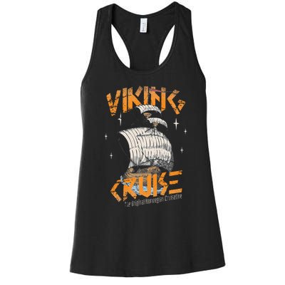 Viking Cruise Viking Ship Cruise Norwegian Line Women's Racerback Tank