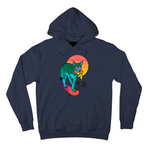 Vaporwave Coyote Hoodie