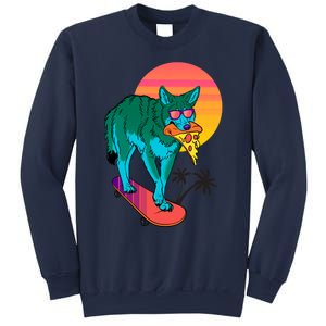 Vaporwave Coyote Sweatshirt